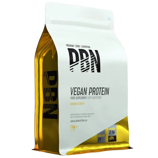 PBN Premium Proteína Vegana 1 kg Proteína vegetal de alta calidad, ideal para deportistas y un estilo de vida saludable.