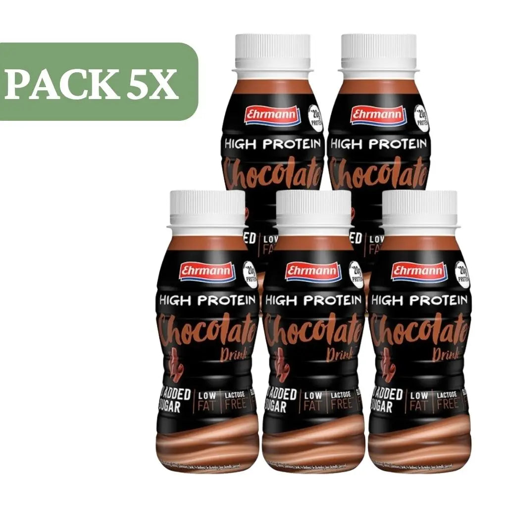 Pack de 5, Bebida ALTA EN PROTEÍNAS - ALTA EN PROTEÍNAS 250ml, Diversos Sabores