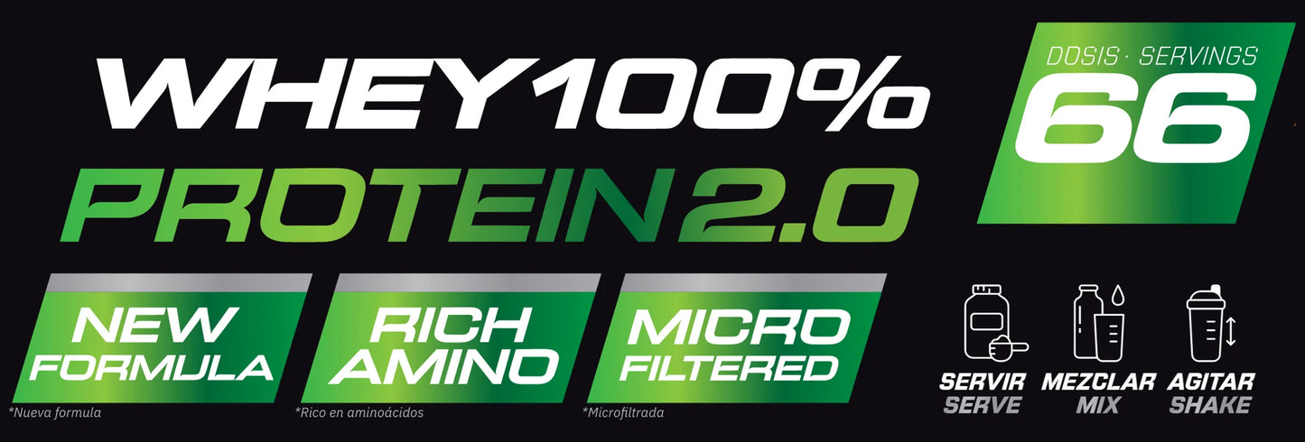 Whey 100% Protein 2000g - MuscleFit │ MUSCLECULT
La proteína concentrada definitiva para construir músculos y alcanzar tus metas. ¡Potencia tu fuerza con cada dosis!