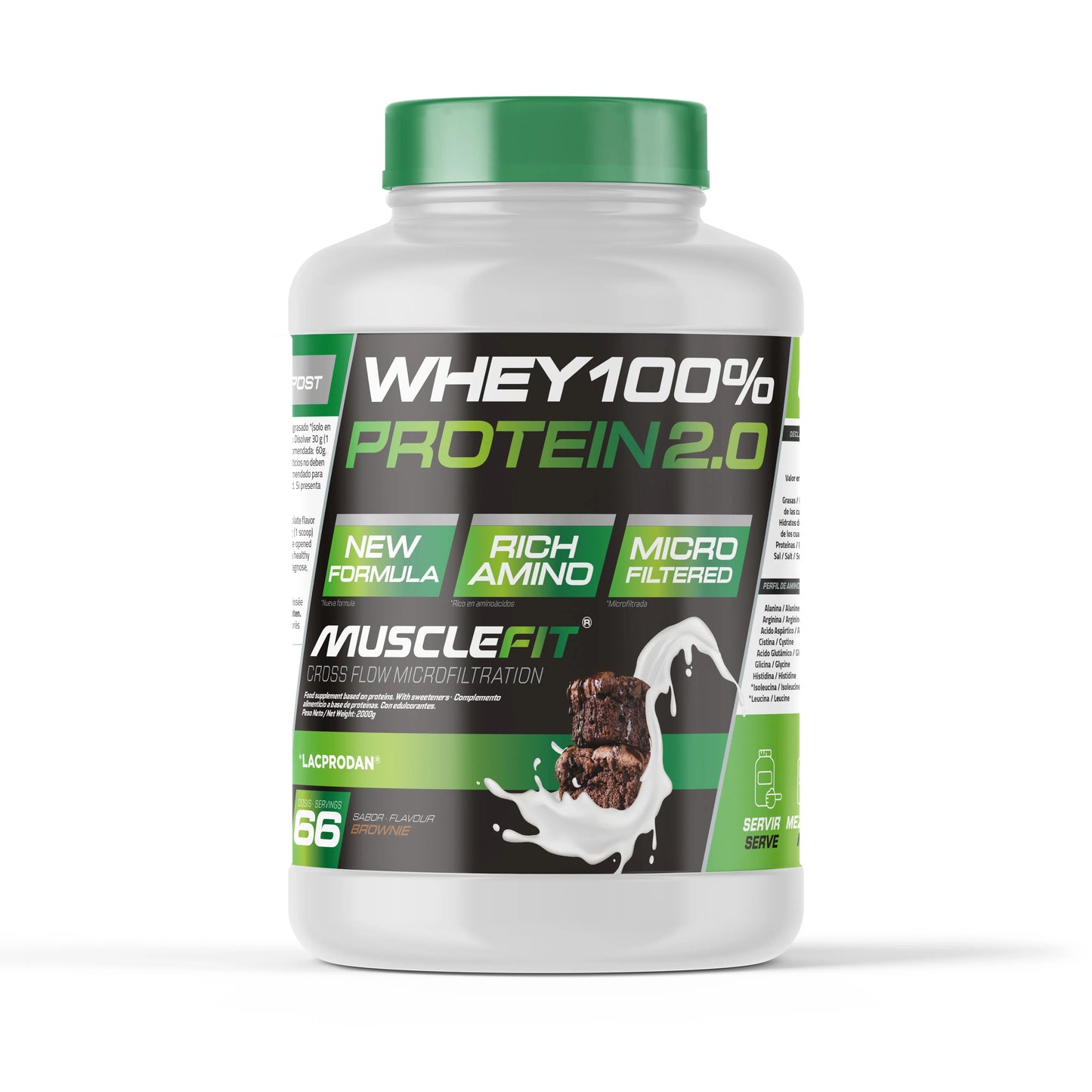 Whey 100% Protein 2000g - MuscleFit │ MUSCLECULT
La proteína concentrada definitiva para construir músculos y alcanzar tus metas. ¡Potencia tu fuerza con cada dosis!